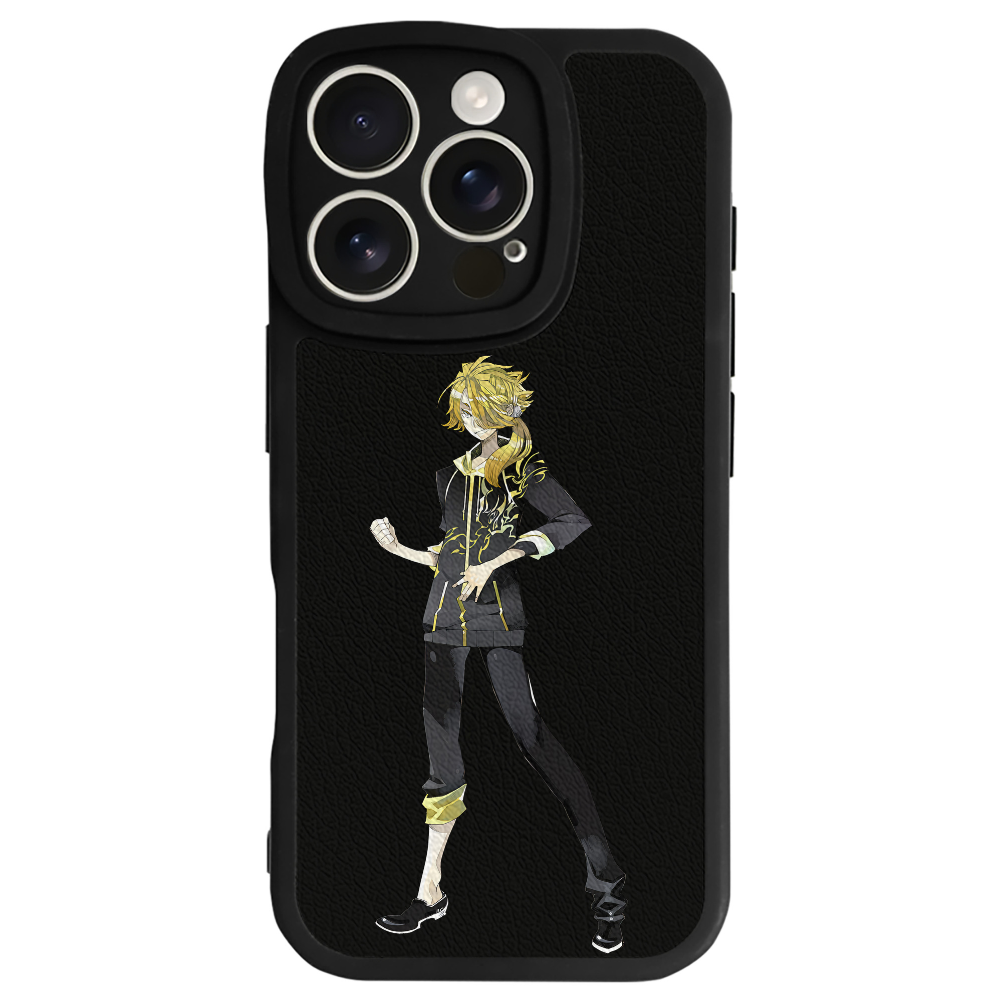 （画像用） 刀剣乱舞 Touken Ranbu 【iPhone 16シリーズ対応】シリコンスマホケース（レザー調） 材質：シリコン